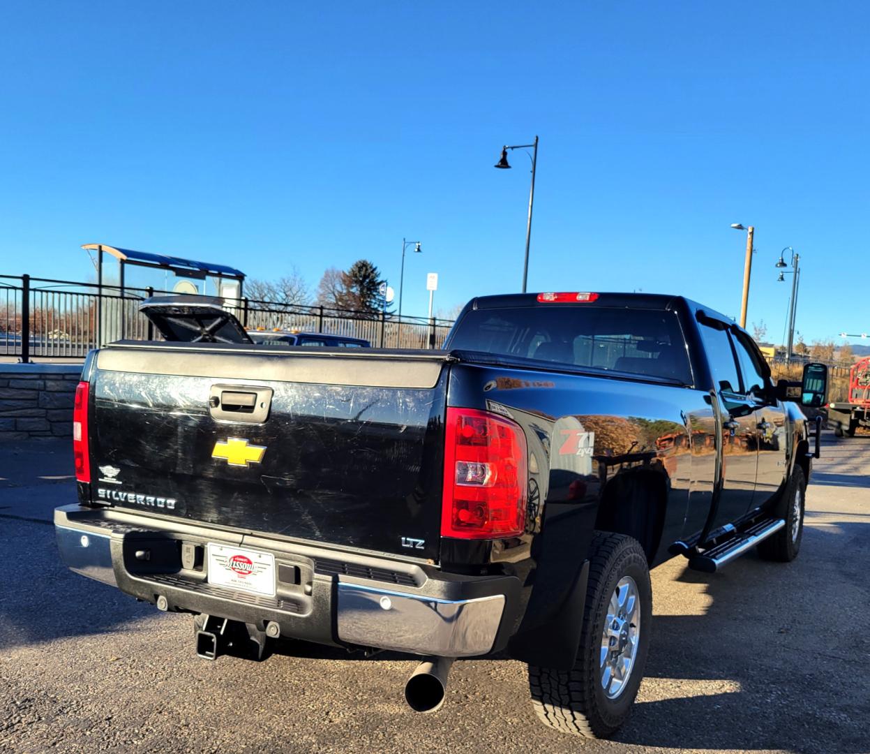 2014 Black /Black Chevrolet Silverado 2500HD LTZ (1GC1KYE87EF) with an 6.6L Duramax V8 engine, Allison Automatic transmission, located at 450 N Russell, Missoula, MT, 59801, (406) 543-6600, 46.874496, -114.017433 - Photo#7